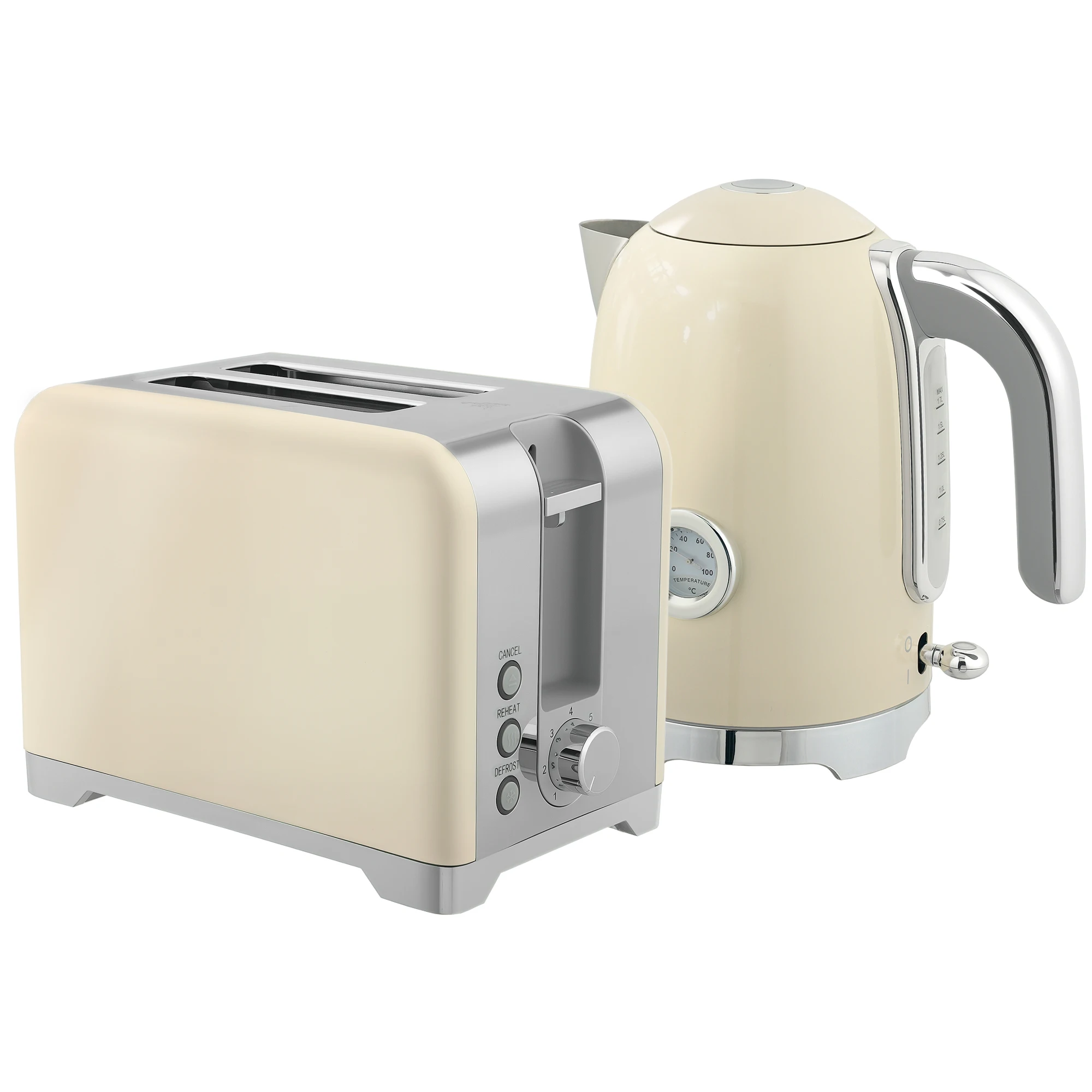 Picture 8: Together kettle and toaster, 2200 W, 2-slice toaster, 7 browning levels, multiple functions