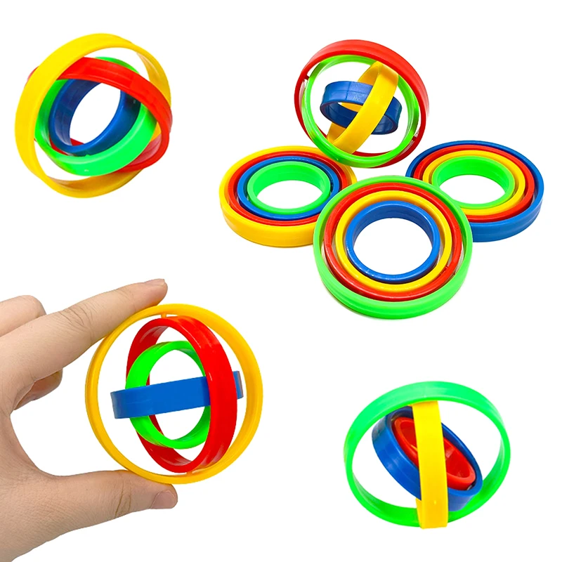 1pc Finger Stress abbau sensorisches Spielzeug 3d Unendlichkeit Eversion Fingers pitze Kreisel Spinner Stress abbau Spielzeug für Kind Erwachsene lässig Geschenk