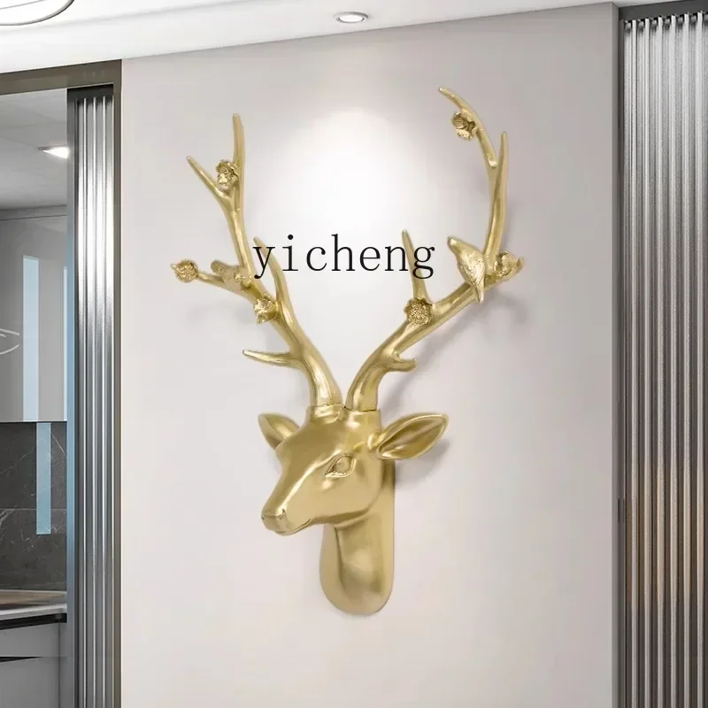 X-11 three-dimensional deer head wall pendant wall pendant living room TV background wall decoration