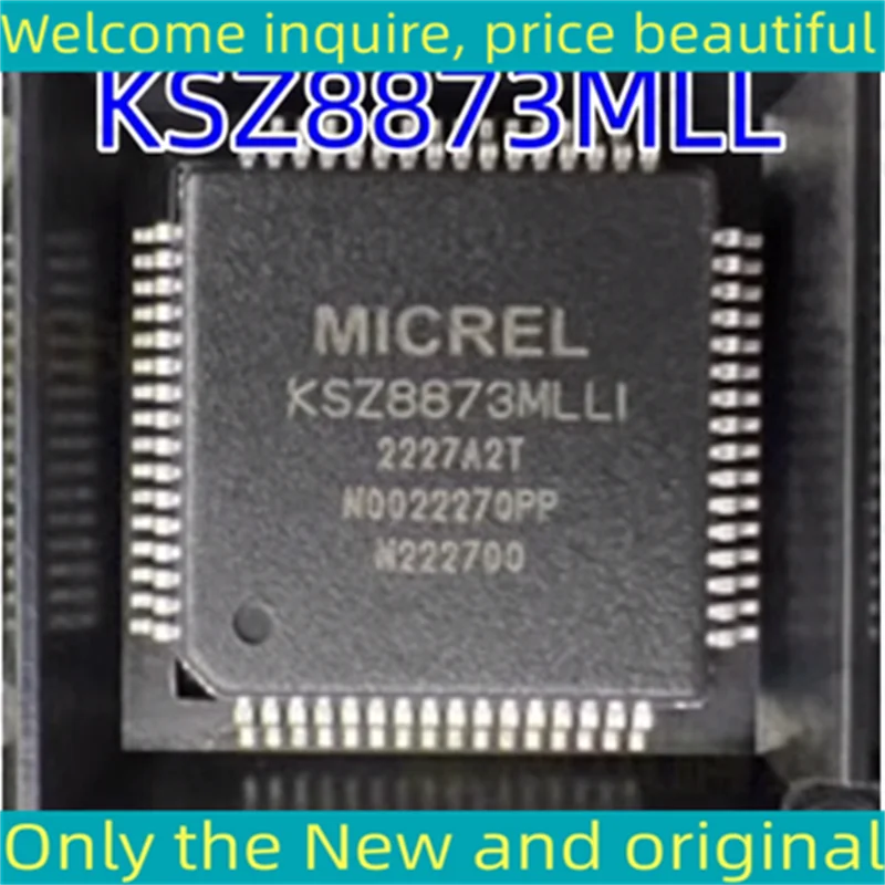 5PCS KSZ8873MLLI New and original KSZ8873MLL KSZ8873ML KSZ8873M KSZ8873 8873 QFP64