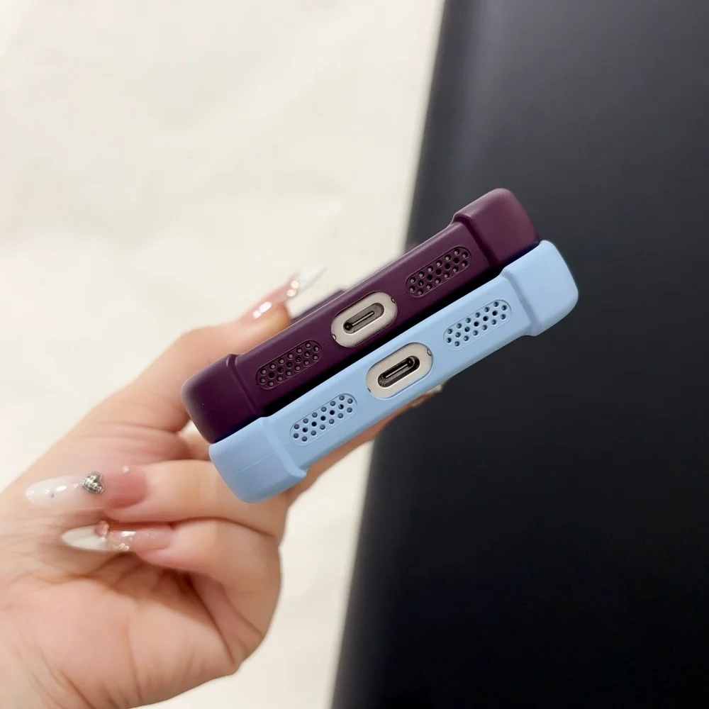 18pro Matte Airbag for Magsafe Magnetic Cases for iPhone 18 Pro Max 17 Pro 16 15 14 13 12 Lens Protection Shockproof Soft Cover
