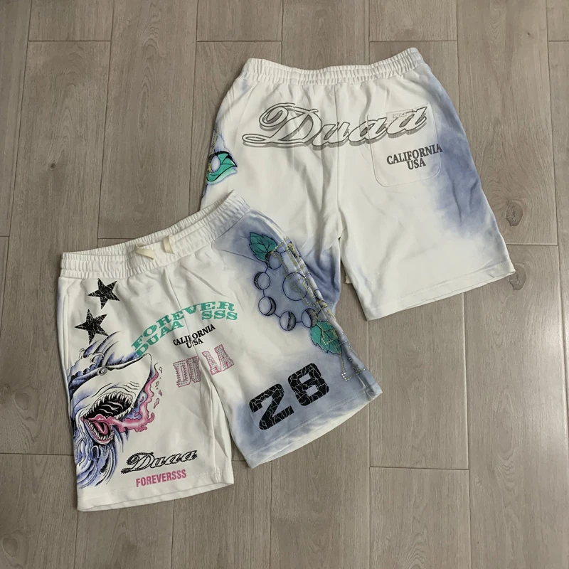 American Style Best-selling New High-quality Shorts Casual Comfortable Hot Stamping Printed Duaa Pants