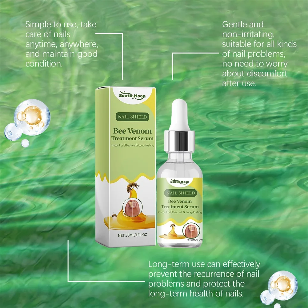 سائل تليين الأظافر لأظافر القدم السميكة، مصل إصلاح نمو الأظافر لجميع أنواع الأظافر