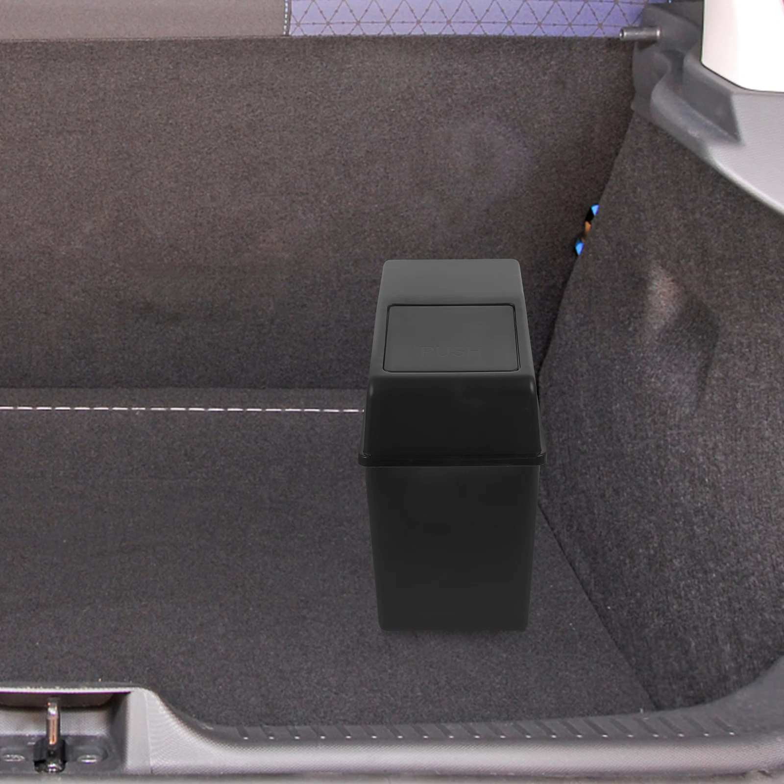 

Car Trash Can Organizer with Lid Extra Large Car Storage Box for Snacks Drinks Tissues Auto Interior Accessories