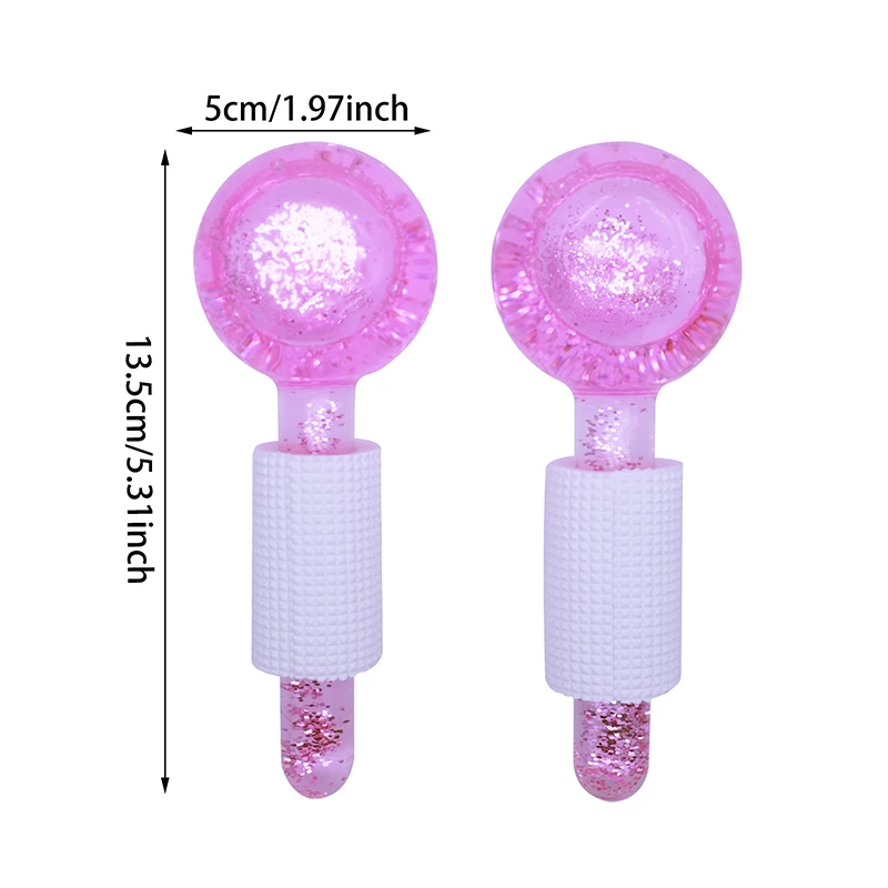 Beauty Ice Hockey Energy Beauty Crystal Ball Facial Cooling Ice Globes Water Wave For Face And Eye Massage Roller Skin Care