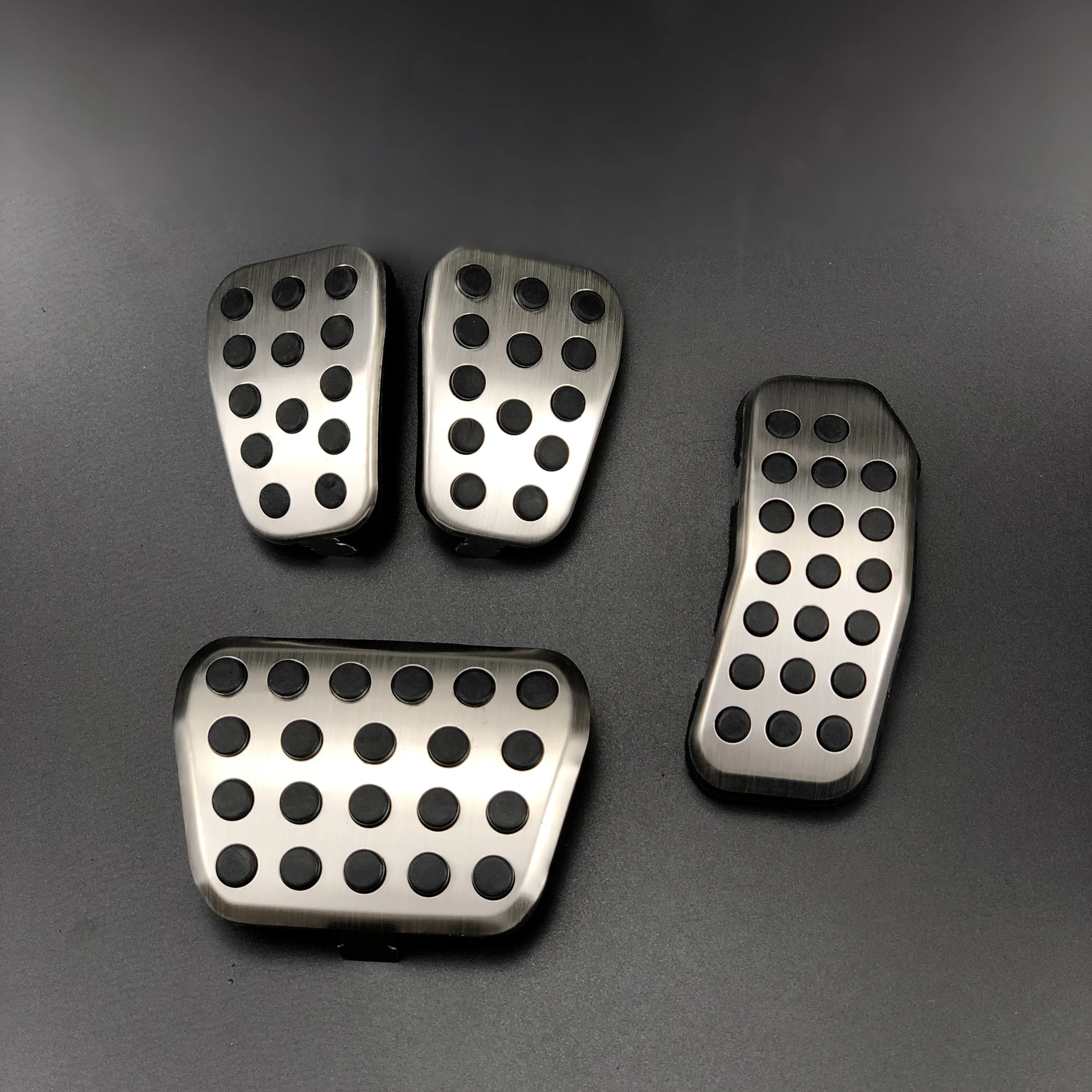 Car Accessories Stainless Steel  Pedal Pads Cover Case For Ford Fiesta Ecosport B-MAX for Mazda 2 2007-2014