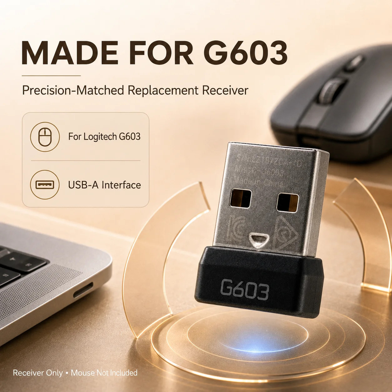 For Logitech G603 Mouse Receiv - огляд і ціна Gaming Accessories Brands
