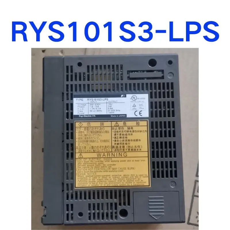 Used Drive servo RYS101S3-LPS tested OK and the function is intact