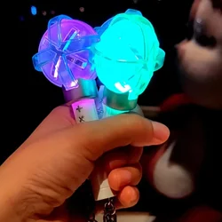 TXT-Mini Light Stick Chaveiros, Creative Stretchable Luzes Chaveiros, Saco Pingente, Fãs Coleções, Novos Presentes