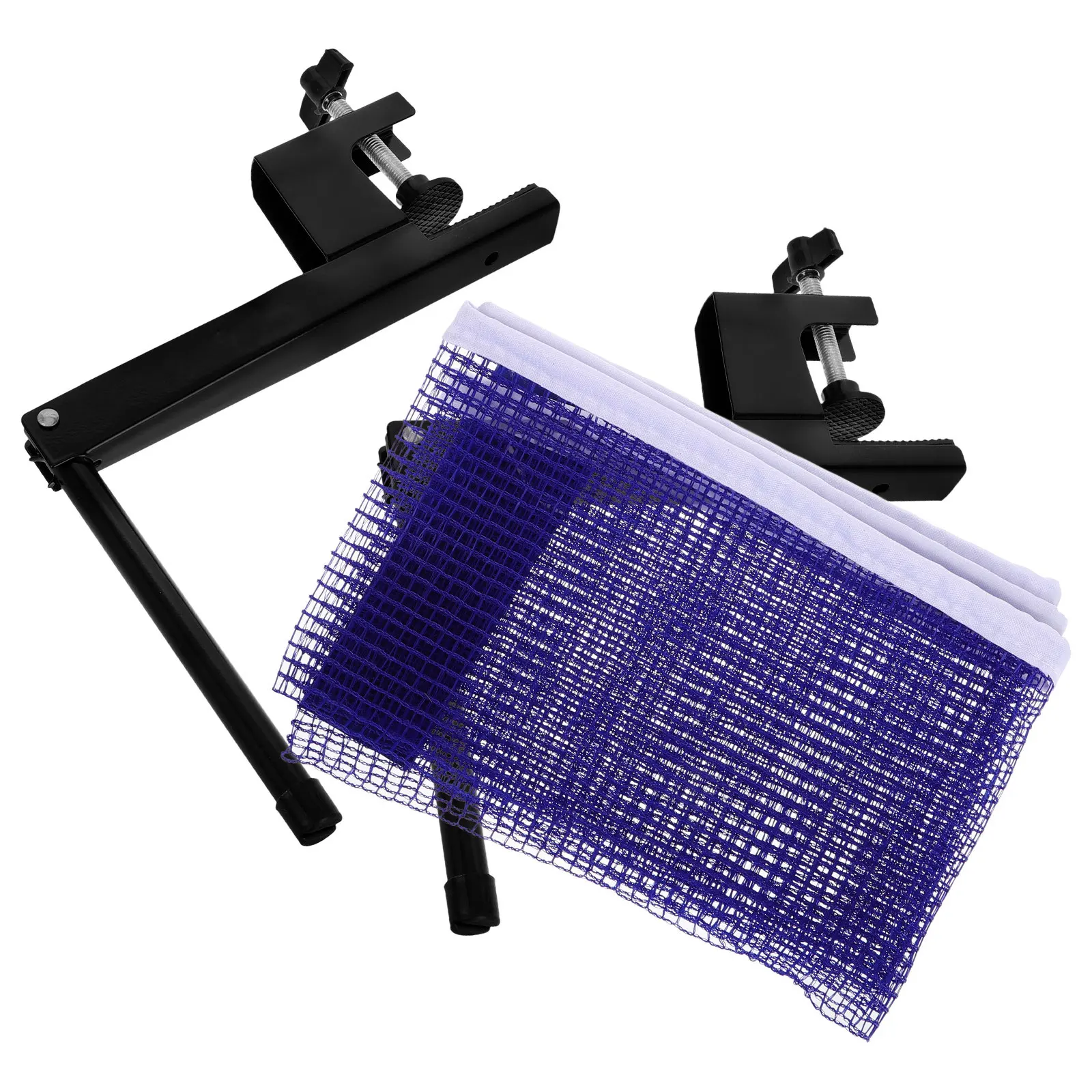 

Table Tennis Net Equipment Pingpong Game Accessories Post Retractable Paddle and