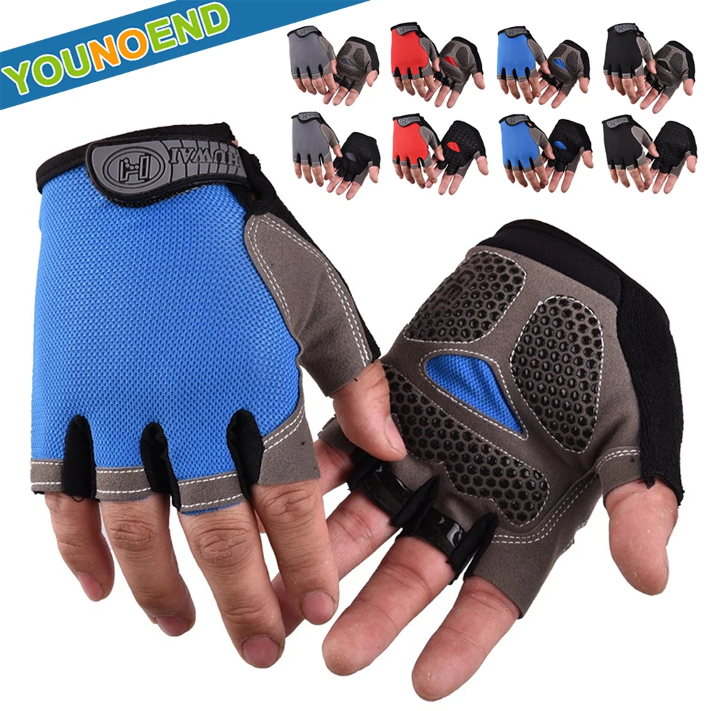 

1Pair Men Women Cycling Gloves Bike Gloves Half Finger Road Bike MTB Bicycle Glove Anti-Slip Shock-Absorbing Glove Outdoor SporP