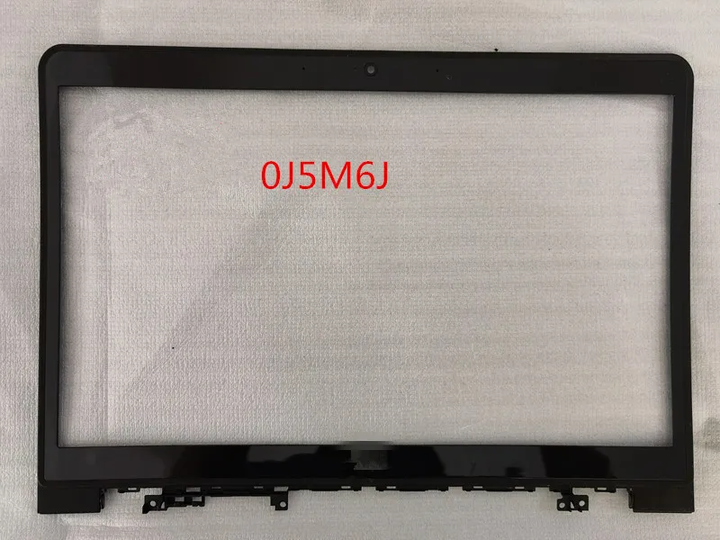 With screw holes For Dell Inspiron 14 5000 5447 LCD Front Bezel Cover CN-0J5M6J Touchscreen