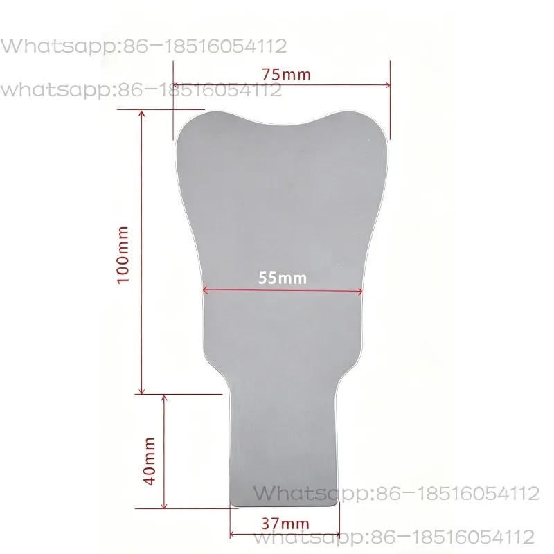 Orthodontic reflector with lamp anti-fog oral stainless steel reflector handle mouth to take pictures, hook endoscope