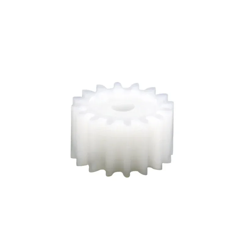 0.5M Single Layer Motor Transmission Straight Thread Gear Nylon PA Centi-hole Plastic Toy Accessories