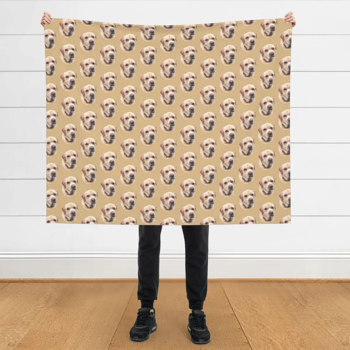 

Yellow Labrador Throw Blanket Custom bed plaid Thin Blankets