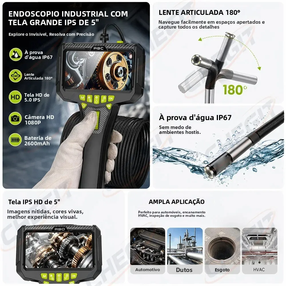 360°-steering-industrial-endoscope-camera-6mm-5-ips-screen-single-lens-waterproof-inspection-borescope-for-car-pipe-repair