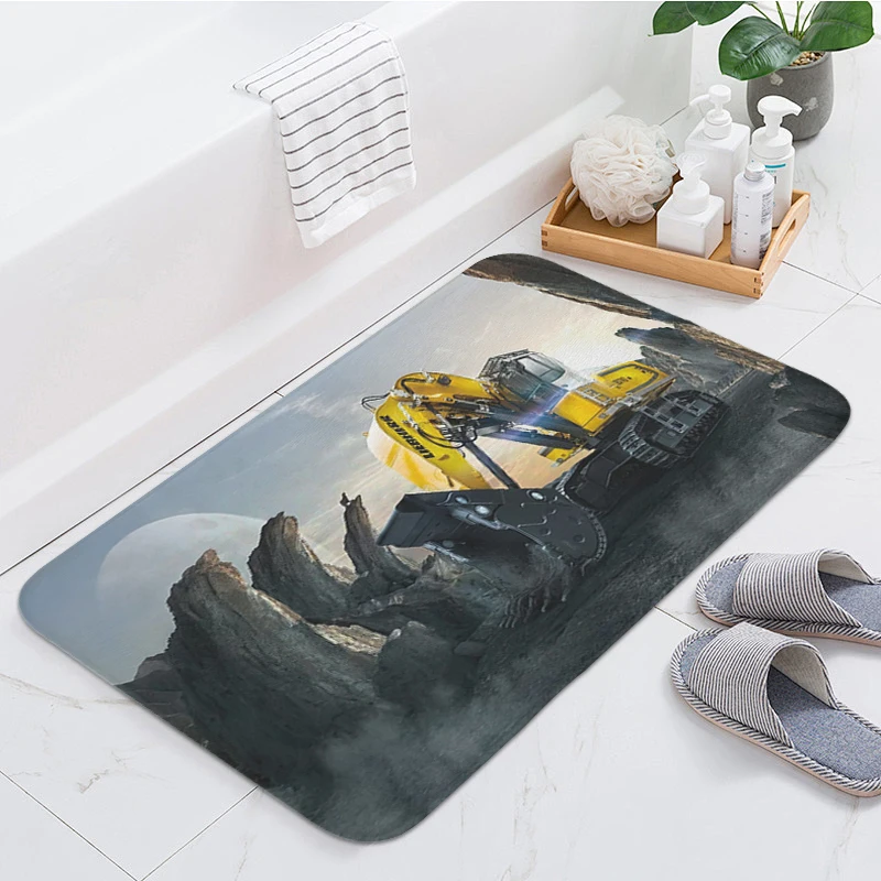 

Bath Mat D-Liebherr Carpets for Living Room Modern Home Decoration Home Entrance Mats Doormat Custom Hallway Bedroom Kitchen Rug