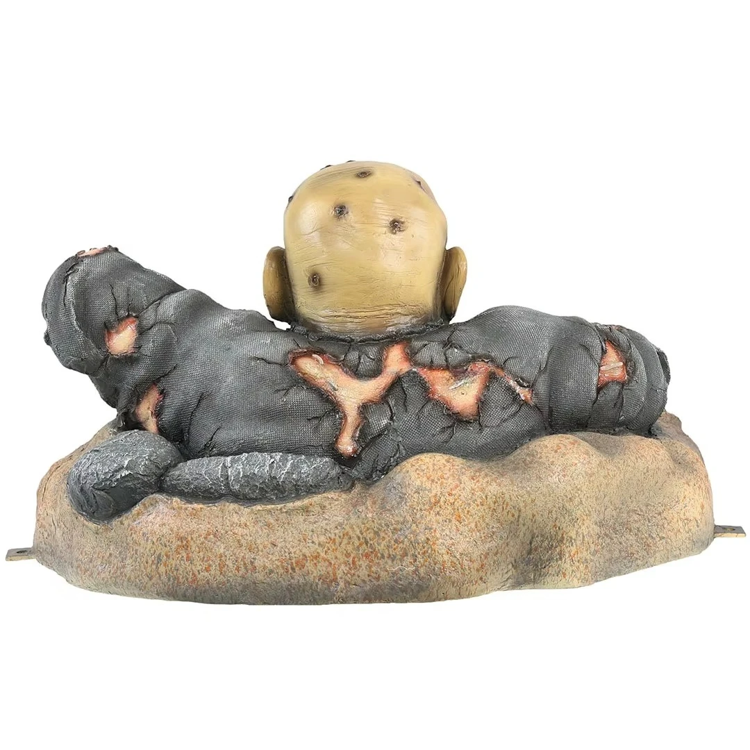 3D Big Size Holiday Halloween Event Party Decoration Fiberglass Statue Graveyard Zombie