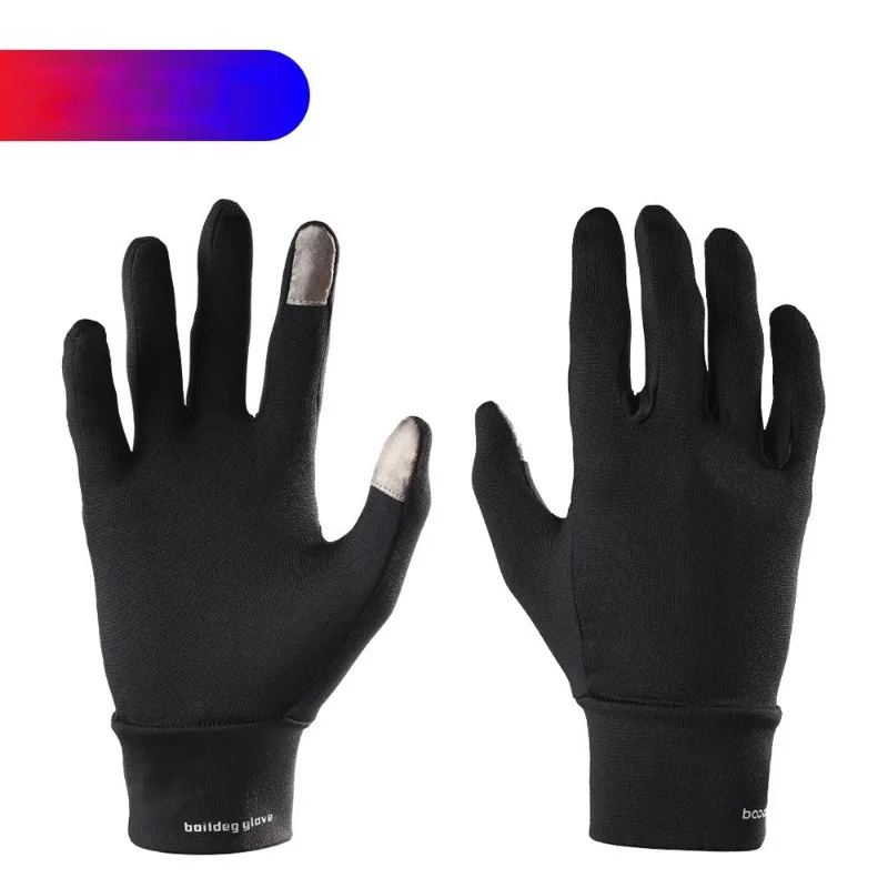 Warm riding gloves Outdoor hiking running polished winter gloves Touch screen Outdoor adventure leisure sensitive touch screen