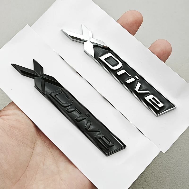 3D ABS XDrive Logo X Drive Emblem Car Rear Trunk Badge Fender Sticker for E90 E36 E46 G20 G30 E39 E60 F10 F11 X3 X5 Accessories