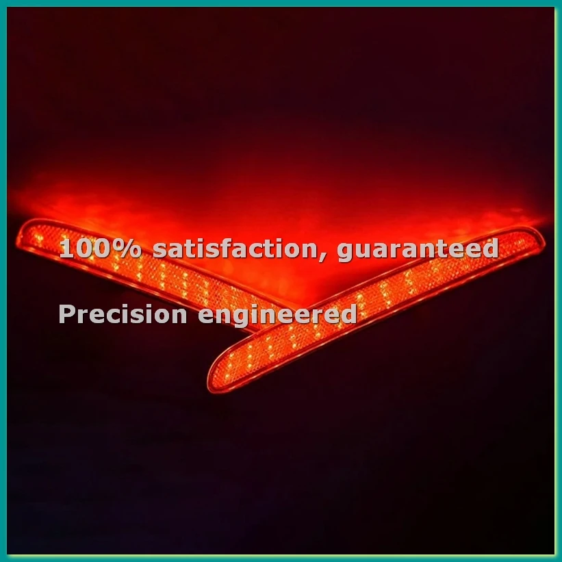 For NBOX 2023-2024 Car LED Rear Bumper Light Rear Fog Lamp Parking Warning Light Reflector Taillights Red-AC17