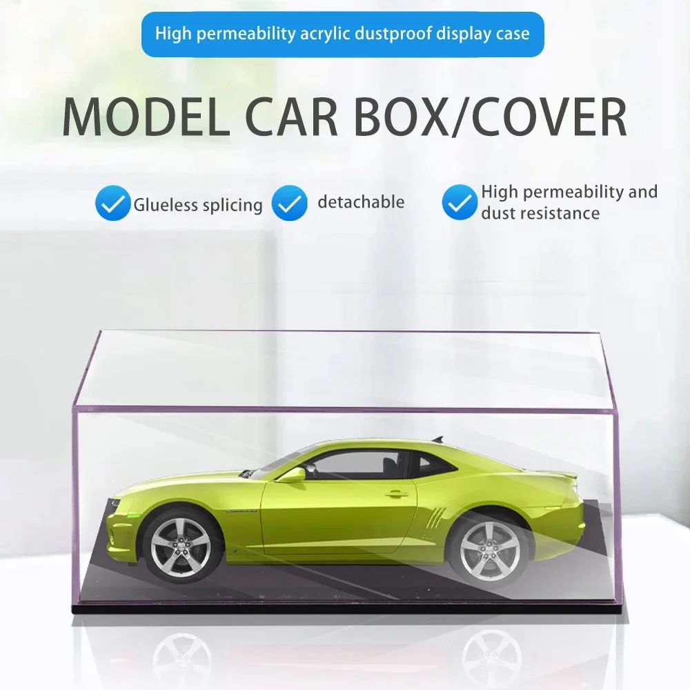 1: 43 Display Box Storage Box Model Ornament Dust Cover Transparent Handmade Blind Box Acrylic Display Boxs