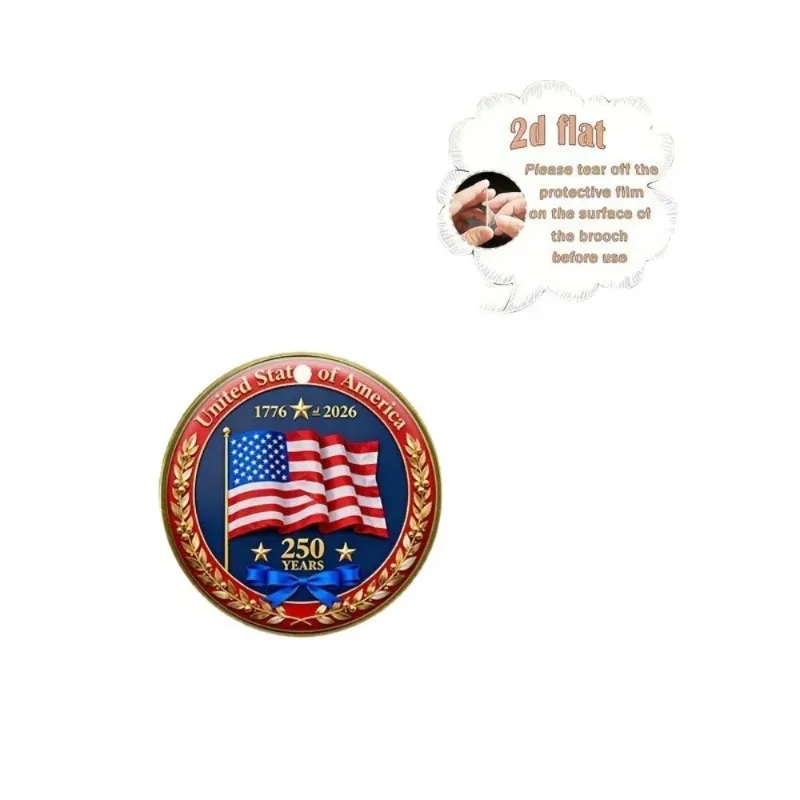 250th Anniversary American Independence Day Acrylic Earring Pendant Women's Earrings Charm Accessories Jewellery Gifts