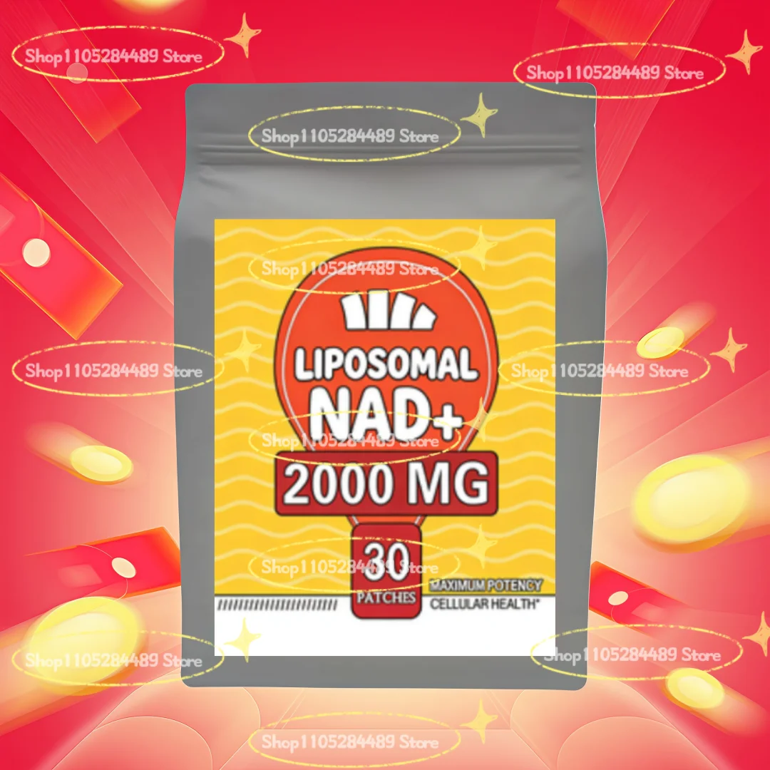 Liposomal Nad Transdermal Patches - Cellular Anti-aging Support, Energy, Focus 30 Patches
