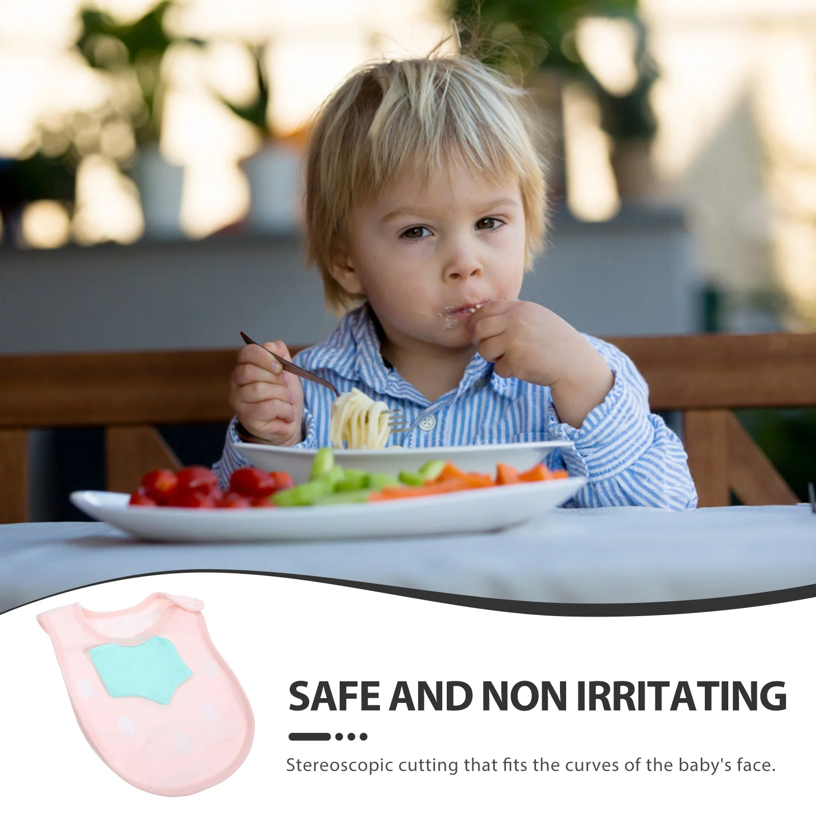 

Baby Bib Cotton Soft Comfortable Infant Saliva Towel Breathable Feeding Bib Absorbent Reusable Bibs for Toddlers