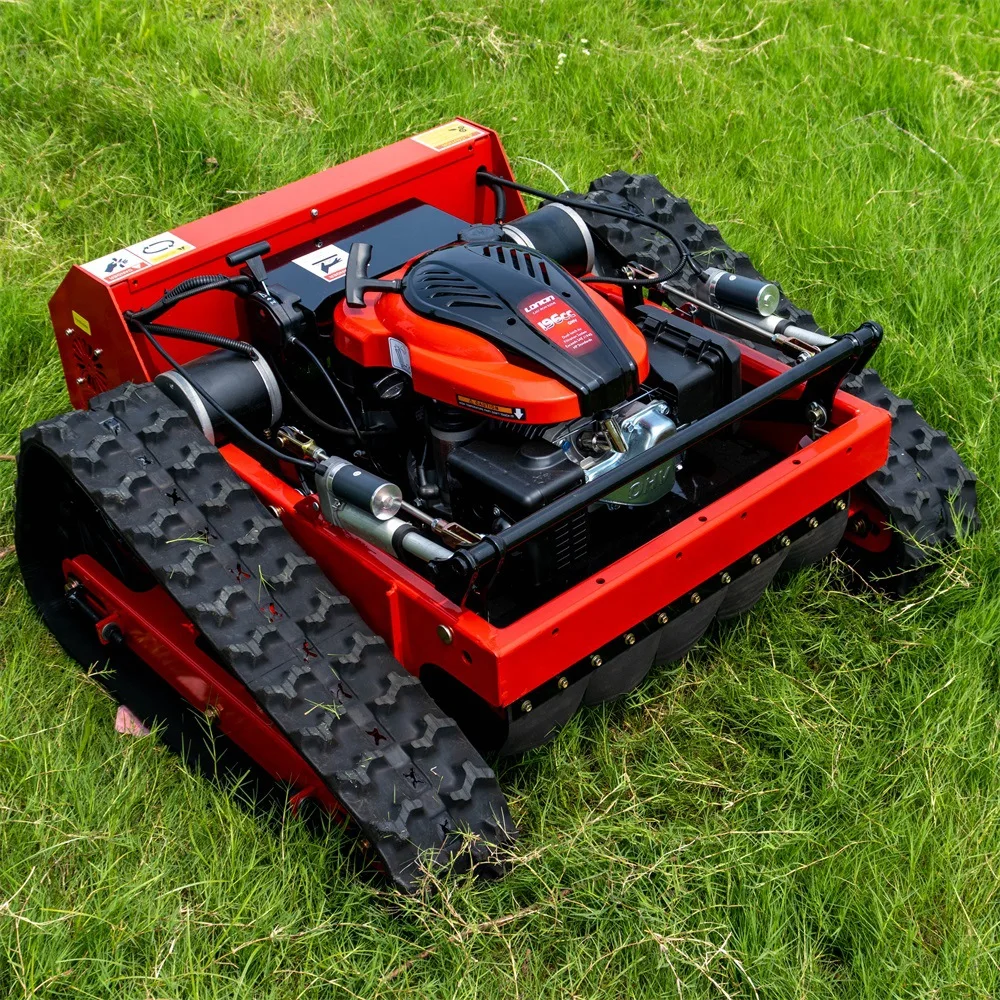

HT550 Crawler Mower Robotic Lawnmower Remote Control Intelligent Mower, Four Stroke 7.5hp