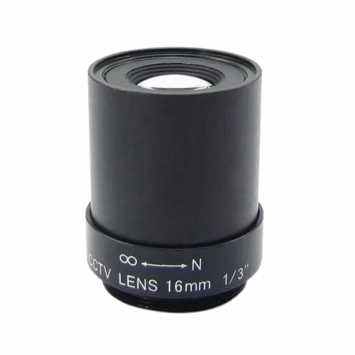 

SL-1612F 16mm 1/3" F2.0 CS Mount Fixed Iris Lens for CCTV Surveillance Camera