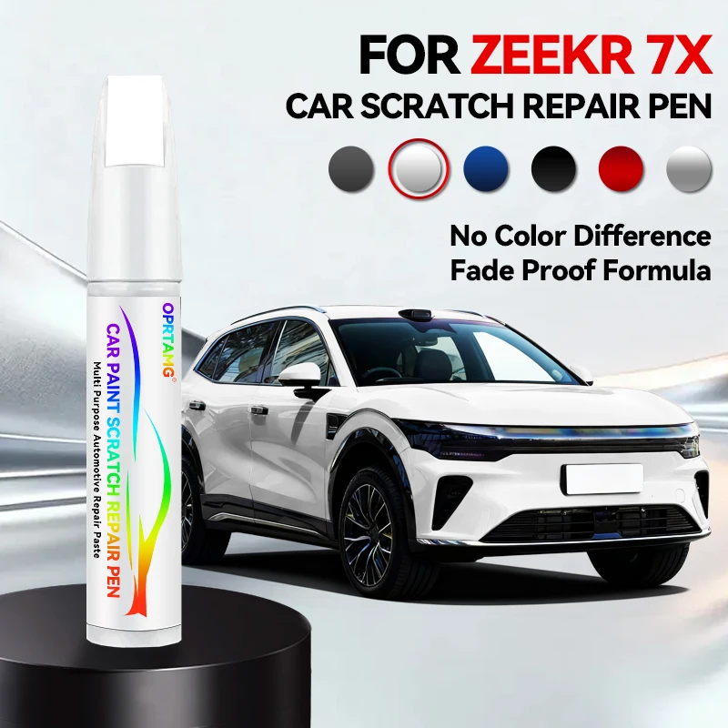 

Ручка-корректор для ремонта автомобильной краски, средство для удаления царапин, аксессуары для авто DIY для ZEEKR 7X, черный 110717, белый 104707, синий 126, серый 7x, коричневый