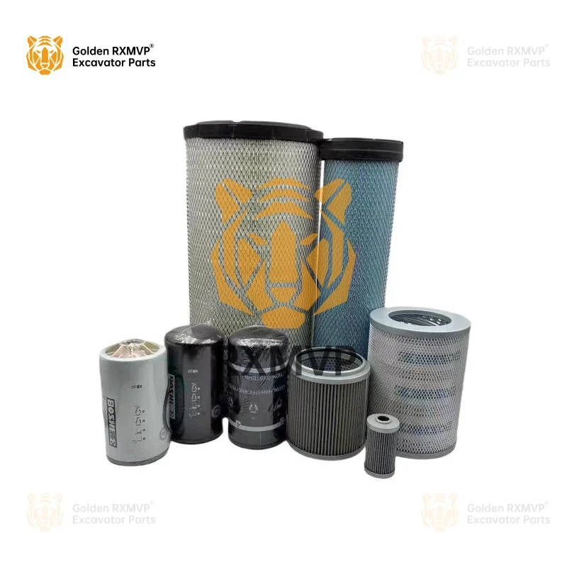 For Komatsu pc 200/210/220/240-8 diesel grid air hydraulic return oil inlet complete set of filter element accessories Excavator