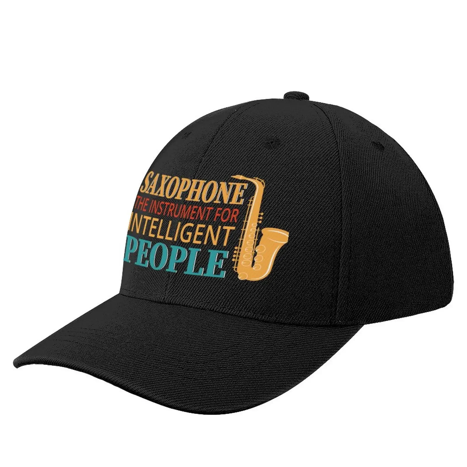 Saxophone The Instrument For Intelligent People Funny Saxophone Player Saxophone Saxophonist Musical Instruments Sa Baseball Cap