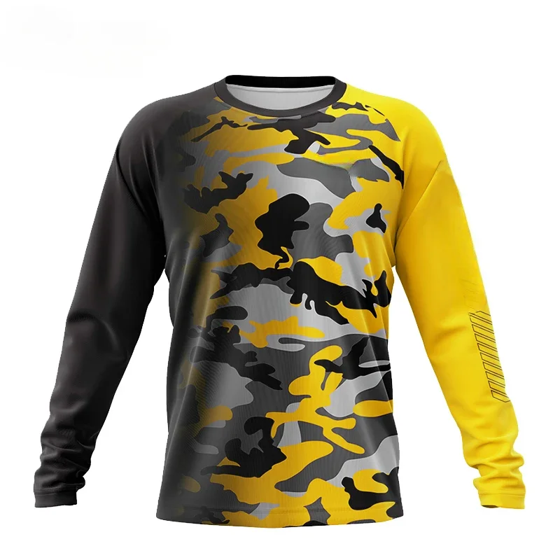 2023 Men's Fishing Long Sleeves Comfortable Breathable UV Protection  Performance Clothing Fishing Long Sleeve Roupa De Pesca image 4