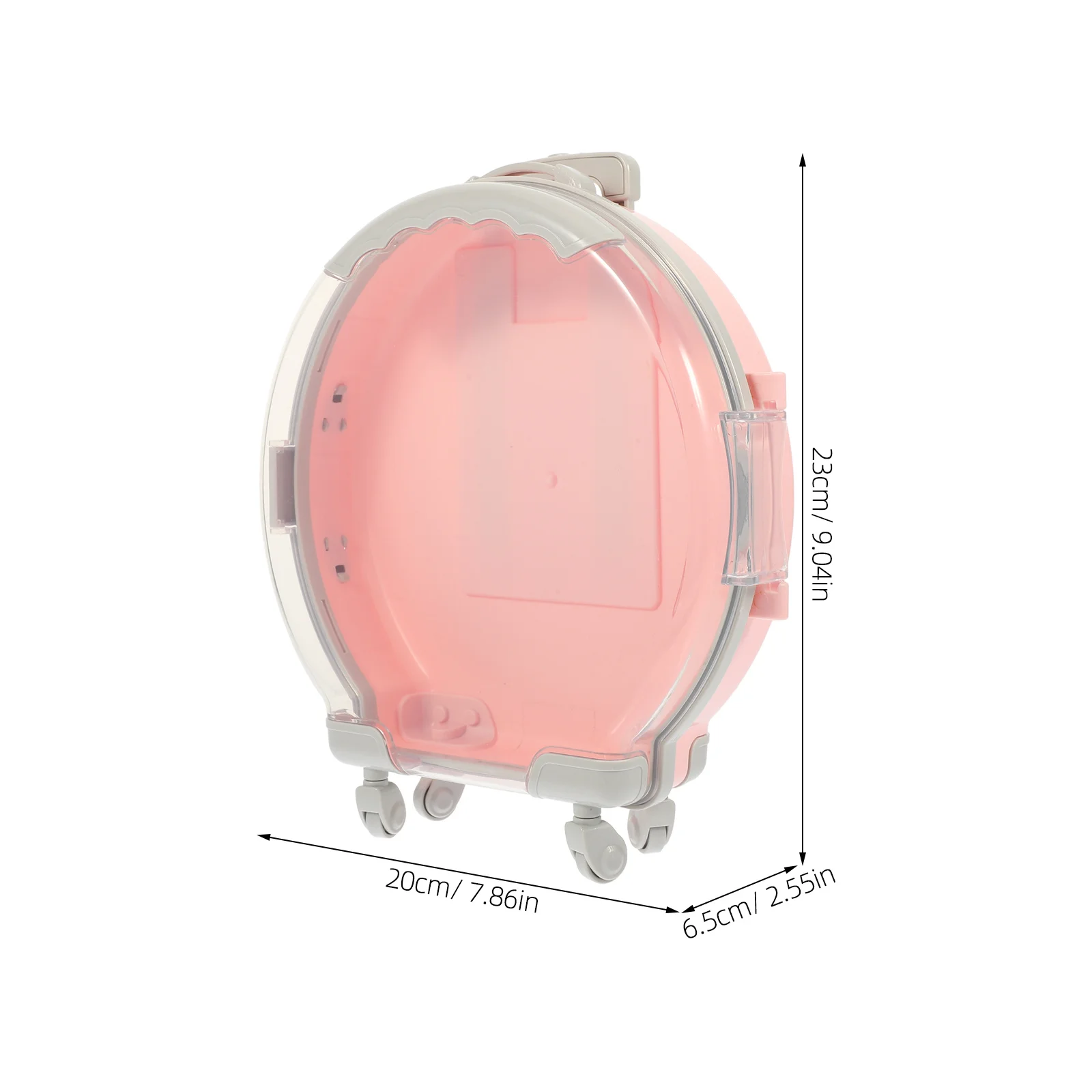 حقيبة أمتعة مصغرة محمولة للسفر للأطفال صندوق تخزين صغير للعب التظاهري ديكور المنزل حقيبة ملحقات منزلية صغيرة #3