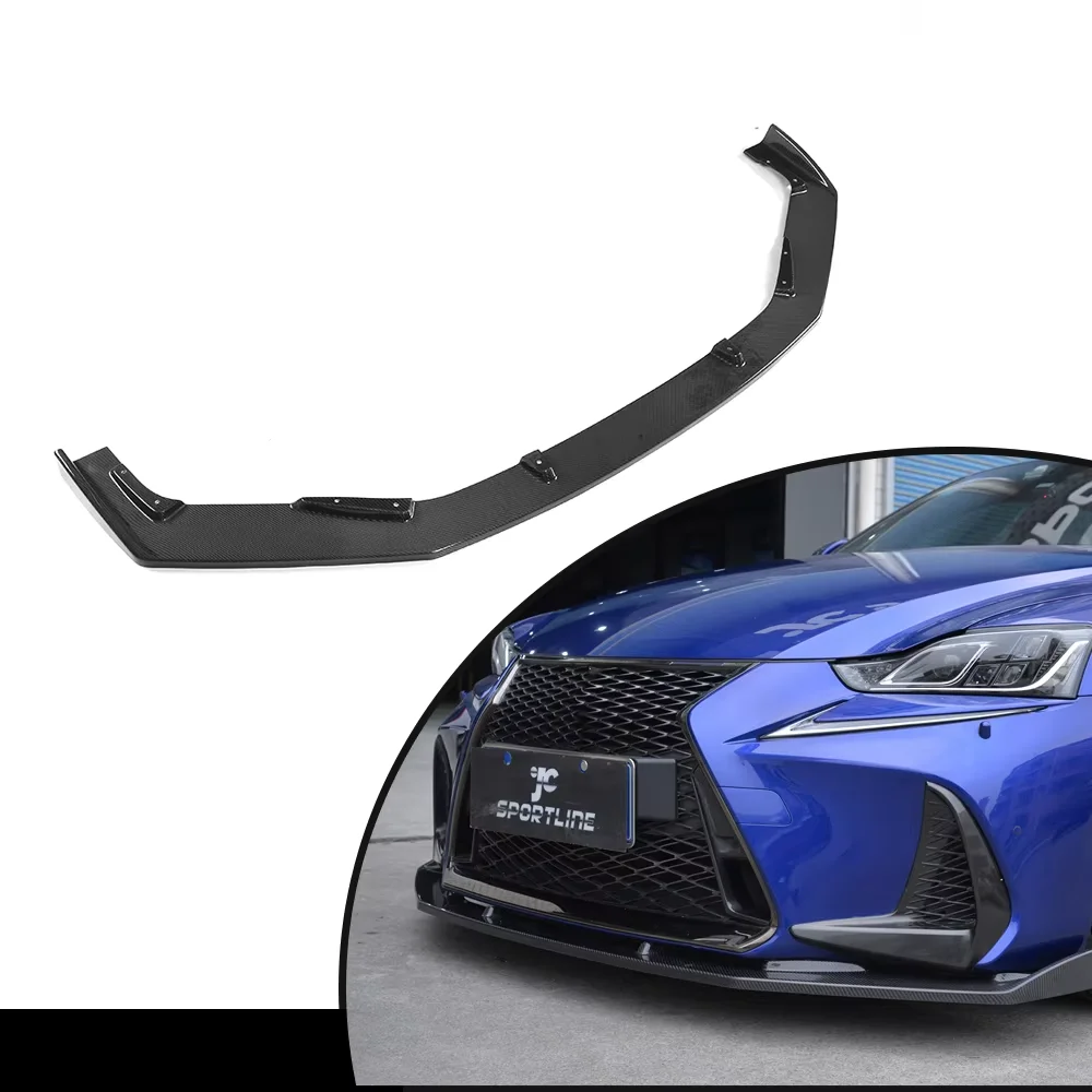 

ATV&UTVCarbon Fiber Front Bumper Lip Spoiler Splitters for Lexus IS300 IS350 Base F Sport Sedan 4-Door 2017 2018