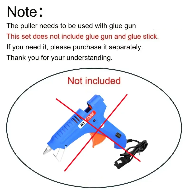 Car Dent Repair Puller, Car Repair Tools Kit With 18pcs Plastic Glue Tabs PlastiT-Handle Dent Remover Universal For Car Accessor view 4