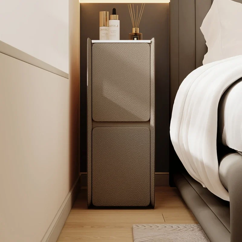 Bedside Cabinets Bedroom Storage Cabinet Created Room Change Bed Table Cabinets Storage White Beds Mesitas De Noche Furniture image 3