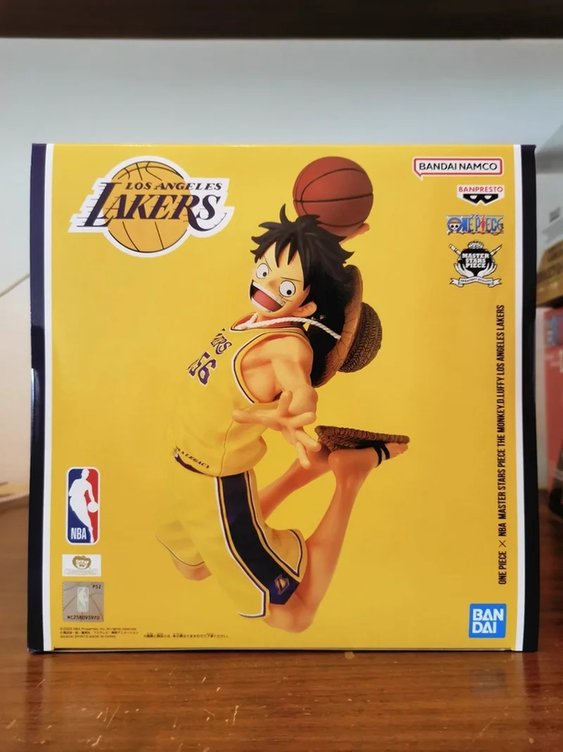 NEW Bandai Banpresto One Piece x NBA MSP Collaboration Monkey D. Luffy Collectible Figure Official Licensed PVC Model Fans Gifts - view 5