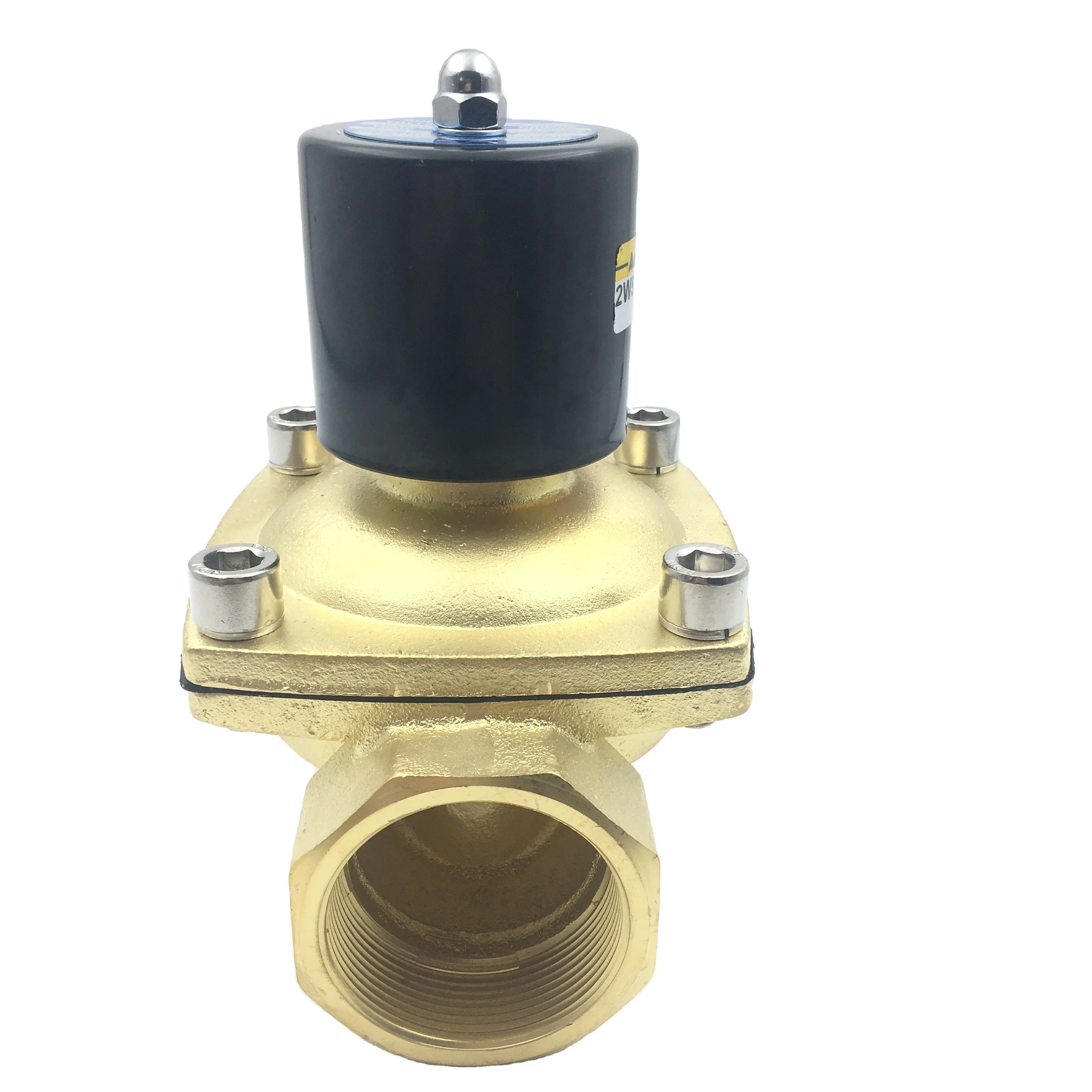 2W500-50  Normally closed 2 way  2 inch Brass Air Oil Water solenoid valve