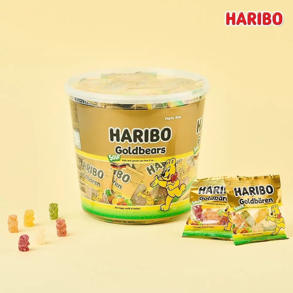 Haribo Gold Bare Sour 870G, 2 piezas
