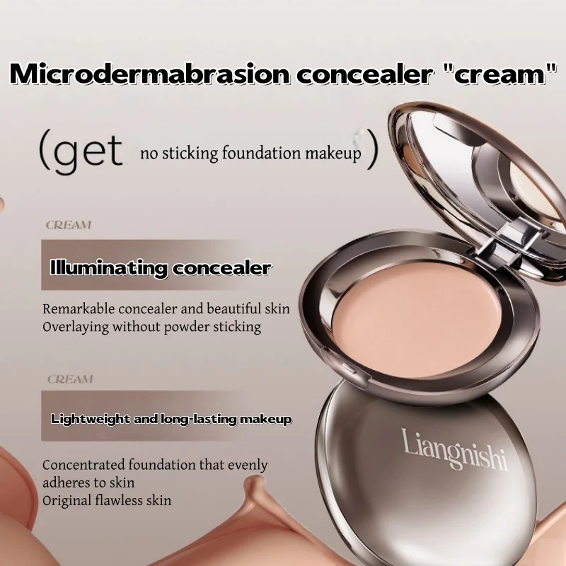 10g Velvet Powder Cream Effective Concealer Waterproof Long-lasting Non-removing Makeup Brightening Skin Tone Foundation Cream