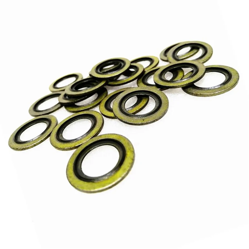 

80PCS Engine Oil Drain Plug Gasket 016393/016454 For Citroen,Toyota,Renault,Fiat,Iveco,Nissan,Opel,Volvo,Mini