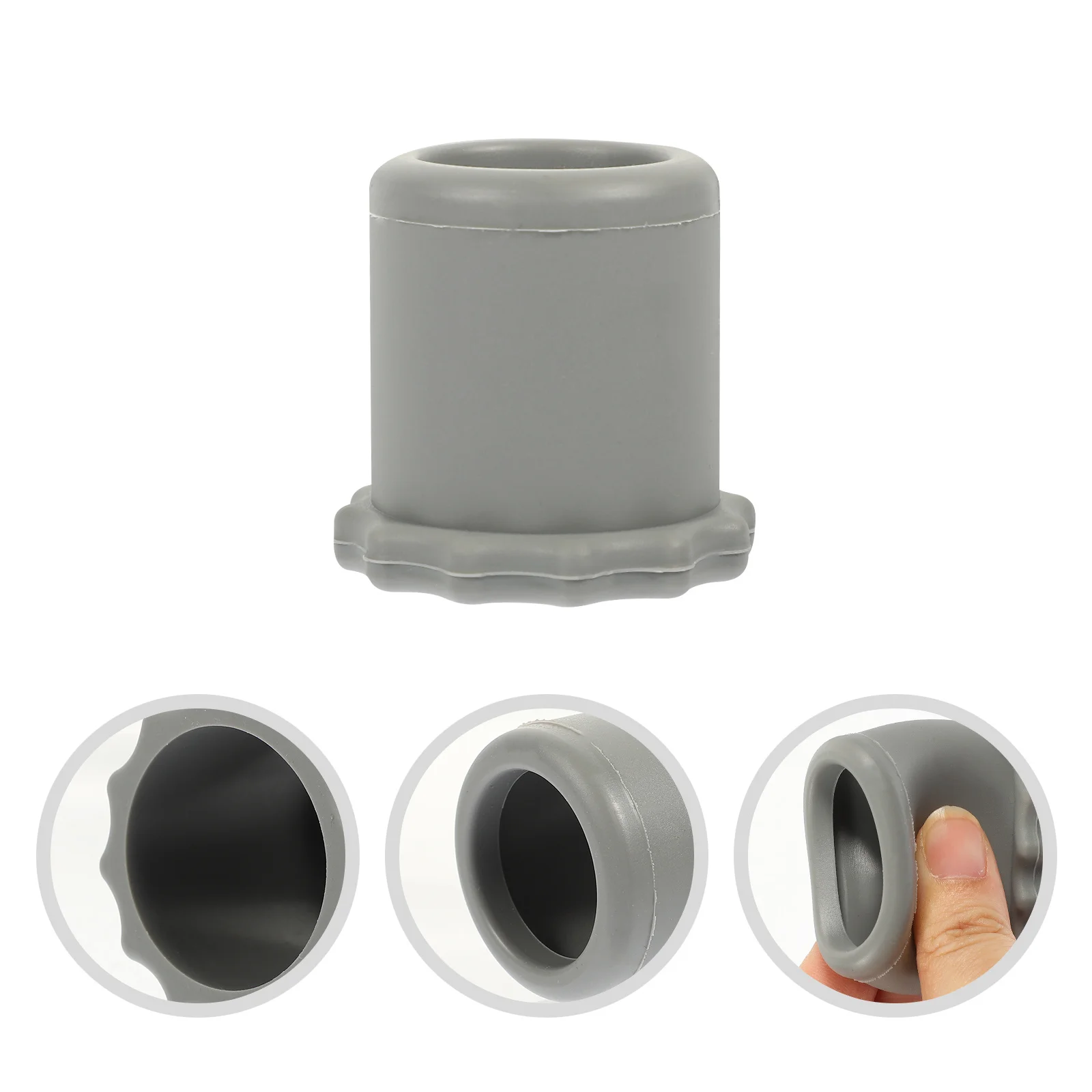 

6Pcs Microphone Bottom Rod Sleeves Anti-Drop Covers Practical and Durable Mic Accessories Mic Bottom Rod Sleeve