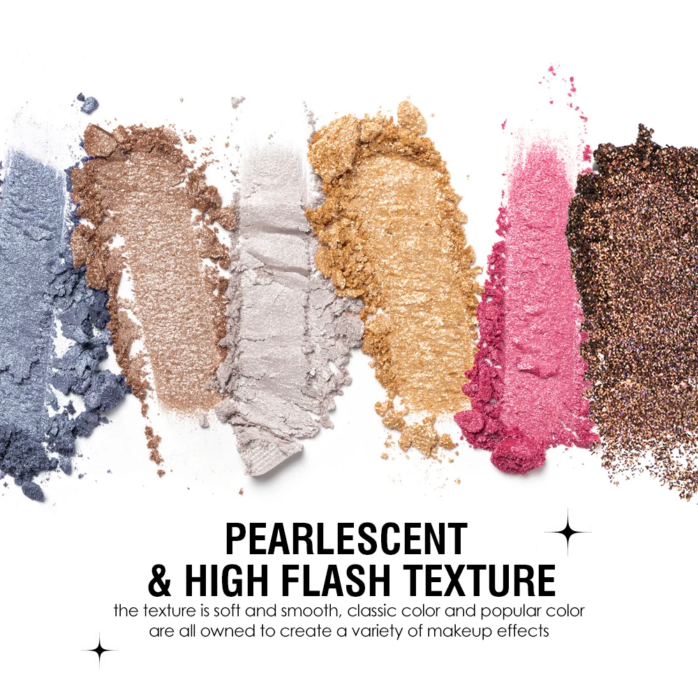 All-in-one 8 cores destaques paleta de maquiagem multicolorido sombra de olho disco roxo arco-íris glitter destaques maquiagem cromo olho mak