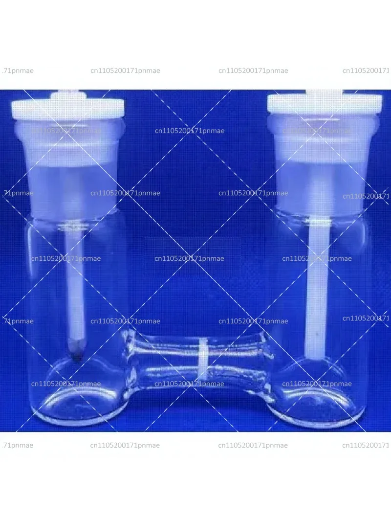 H-Type Two-Chamber Sand Core Electrolytic Cell for Lab Electrochemical Experiments