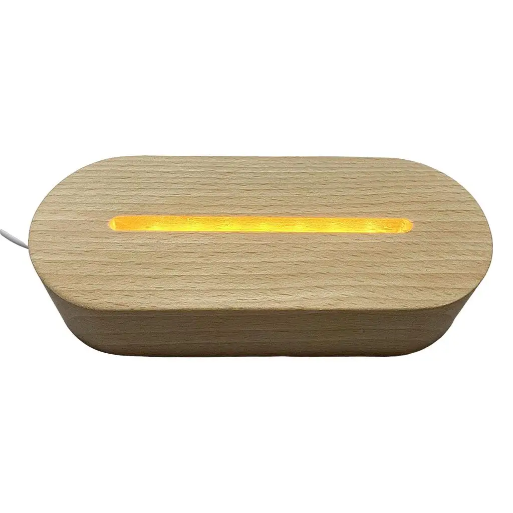 LED Display Night Light USB Powered Decorative Lamp Stand for Living Room Wall Lamp Aesthetic
