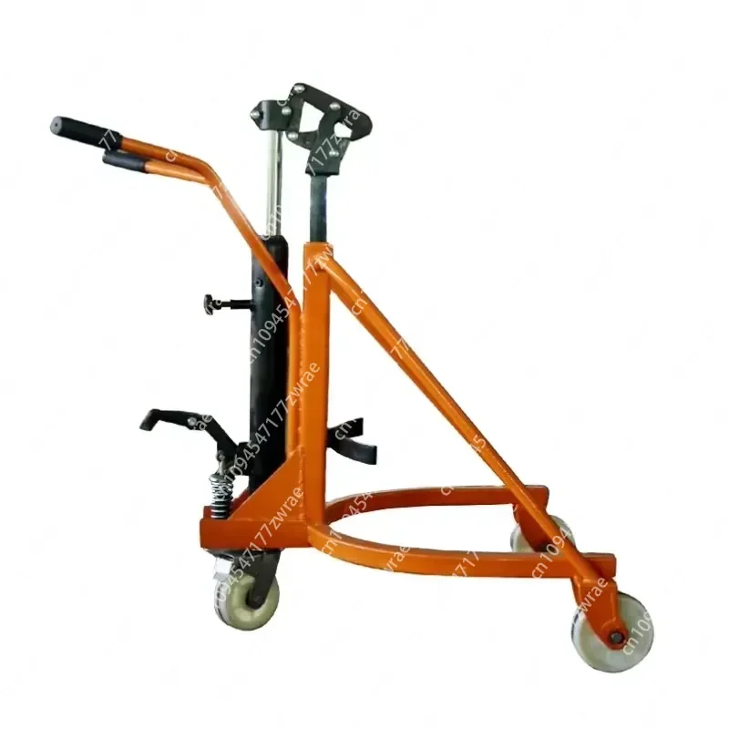 Hand Manual Hydraulic Durable Wear Resistant Oil Drum Handling Truck Steel Drum Lifter