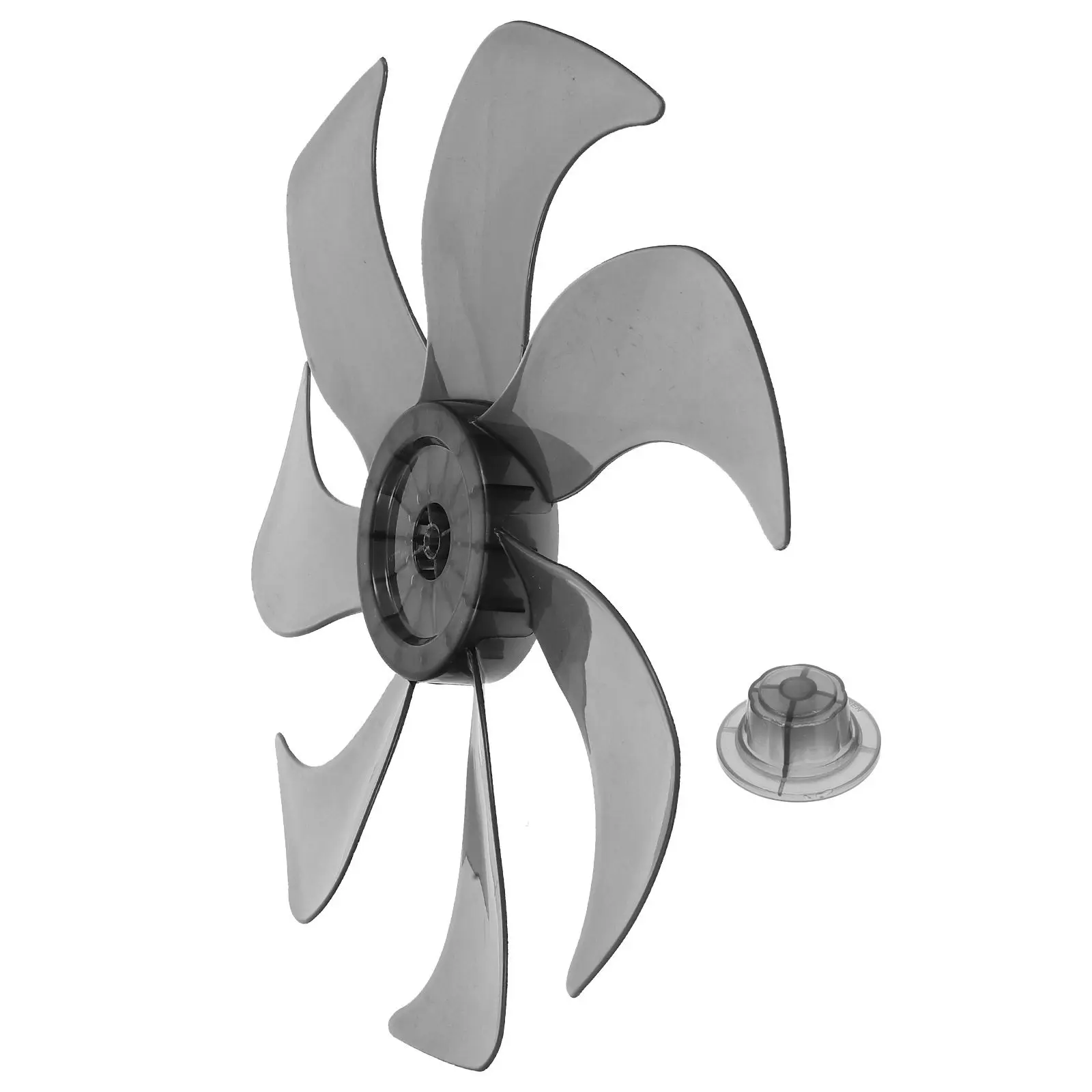 

Universal 14 Inch 9 Blades Fan Accessories for St Desk Wall Fans Replacement Transparent Black PP Material